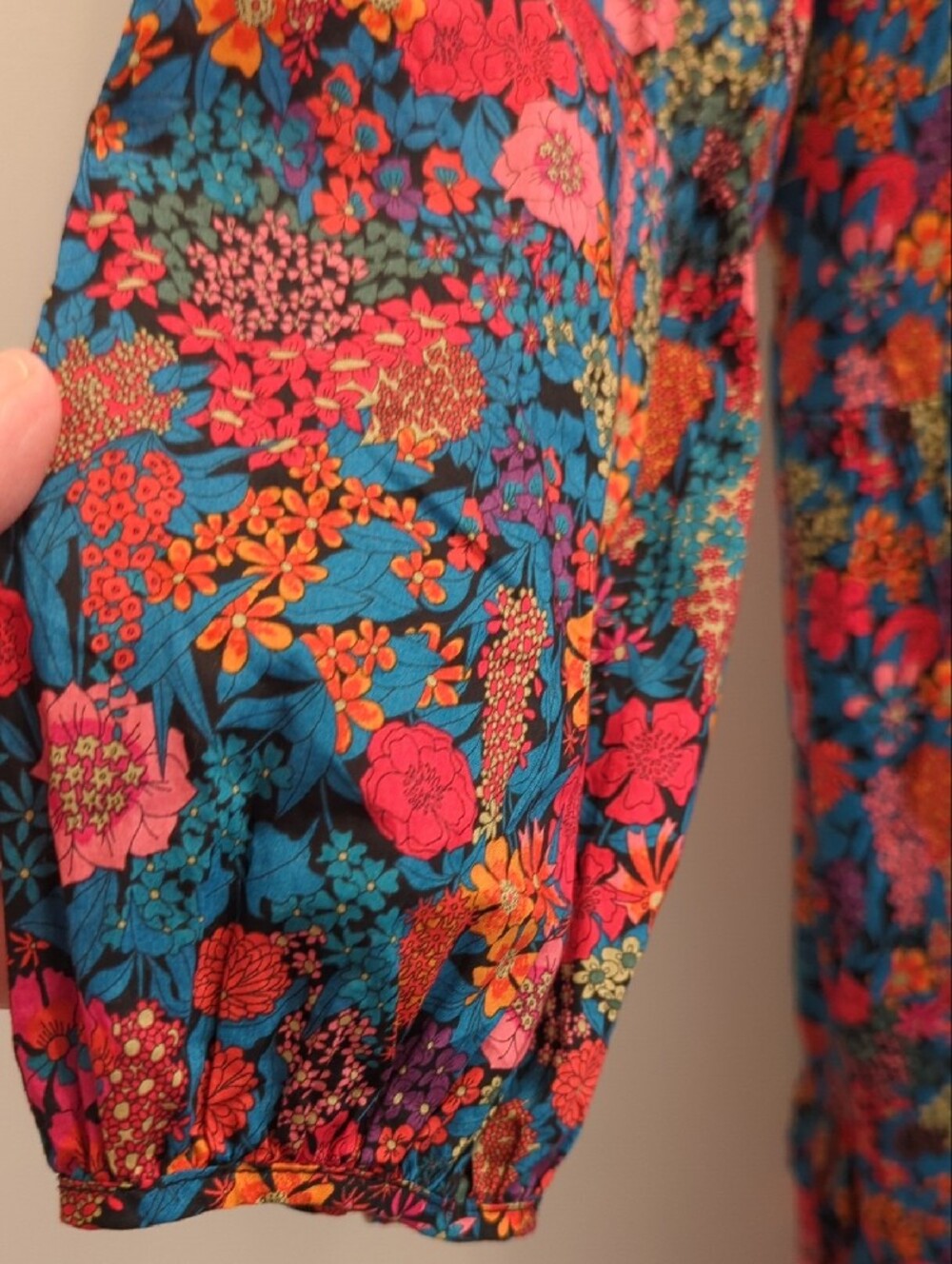 J. Crew × Liberty Multicolor Floral Tiered Dress (Women's XXL) - Picture 5 of 9
